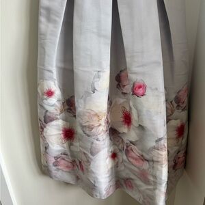 Ted Baker White Knee-Length A-Line Skirt